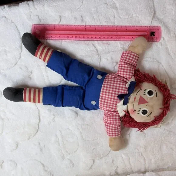 Vintage Raggedy Andy doll by Knickerbocker Toy Company, circa 1970 - Picture 9 of 9
